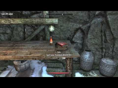 How to get Transmute Mineral Ore spell tome - Skyrim