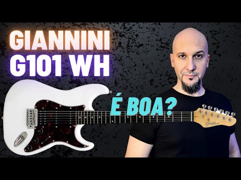GUITARRA GIANNINI G101 WH TT - EXCELENTE OPÇÃO de ENTRADA!