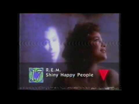 R.E.M. 1991-06-27 - Top The Pops, BBC, UK ('Shiny Happy People' charting at #17)