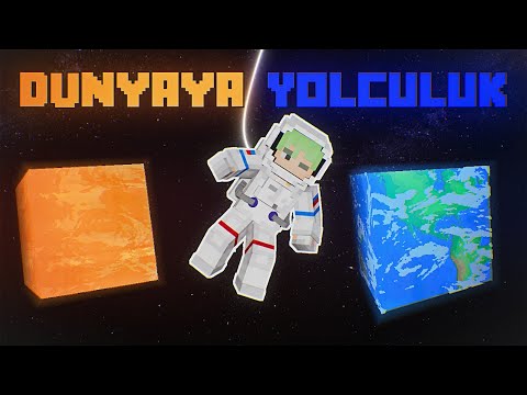 Minecraft'a Mars'ta Başlayıp Dünya'ya Gitmeye Çalışıyoruz!