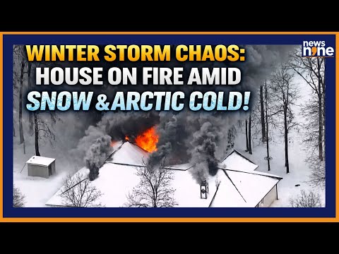 U.S. Snowstorm Chaos: Oklahoma Fire, Arctic Cold, Sledding Fun & New York Snowfall