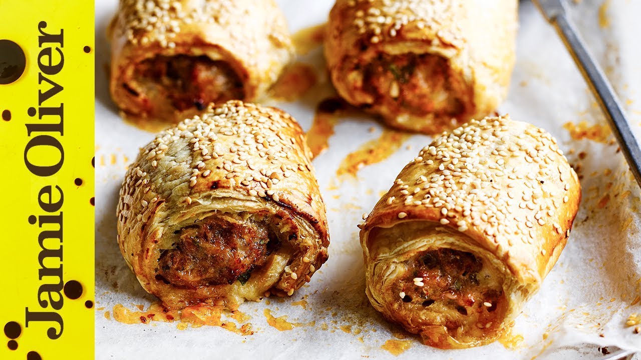 Sausage rolls: Jamie Oliver