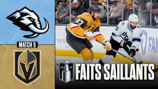 Mammoth vs Golden Knights, match no 5 | 29/04/26 | Faits saillants