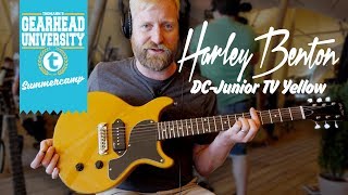 Video thumbnail for Harley Benton DC-Junior TV Yellow - First Impressions at Thomanns Gearhead University 2019 #tgu19 by 60 Cycle Hum