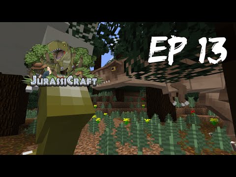 Unleashing Prehistoric Creatures in Minecraft JurassiCraft Ep 13: Dinosaur Heist!!