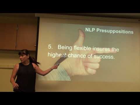 NLP for Health - NLP Presuppositions and their use in Healing
