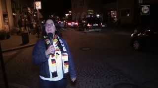 preview picture of video 'Autokorso in Breisach anlässlich des Fussball-Weltmeisterschaft Sieges 2014'