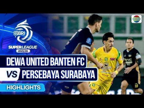 Dewa United Banten FC VS Persebaya Surabaya - Highlights | BRI Super League 2025/26