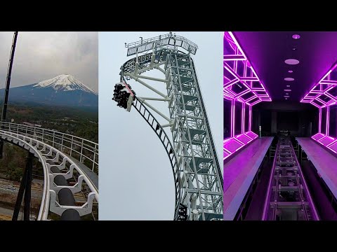 Every Roller Coaster at Fuji-Q Highland in Japan! Front Seat POV!