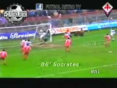 Cremonese 1 vs Fiorentina 1 Serie A 1984/85 Finardi, Socrates FUTBOL RETRO TV
