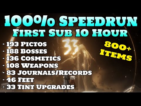 Clair Obscur: Expedition 33 100% Speedrun in 9:44:49 