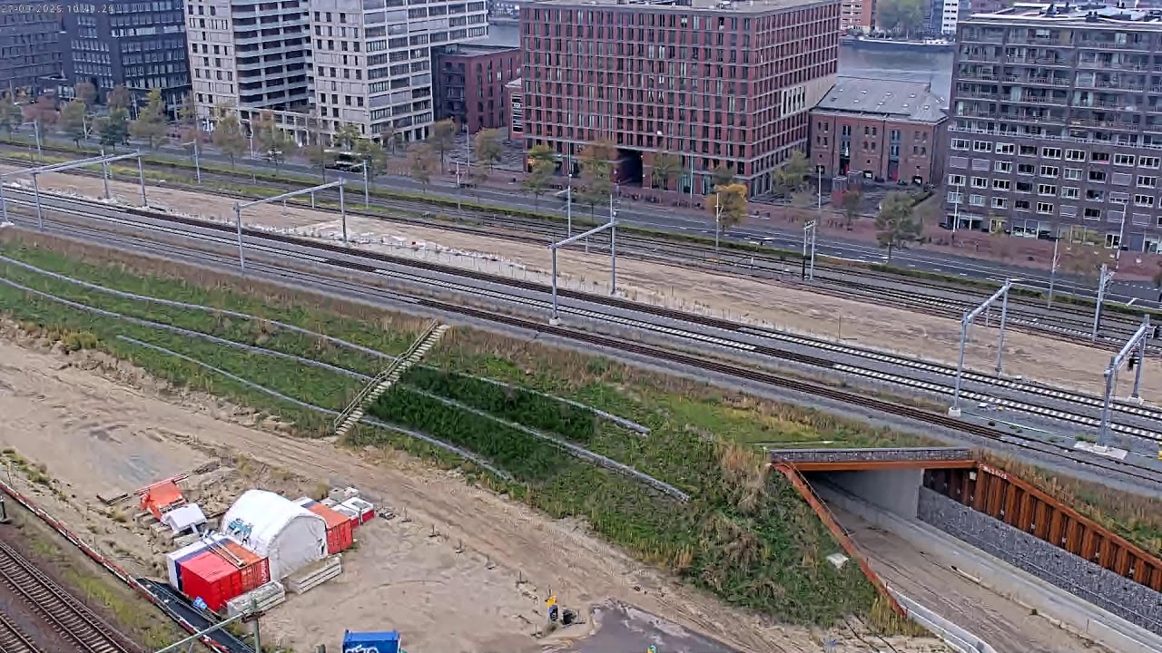 Live webcam view of Amsterdam Central Station en Vivo