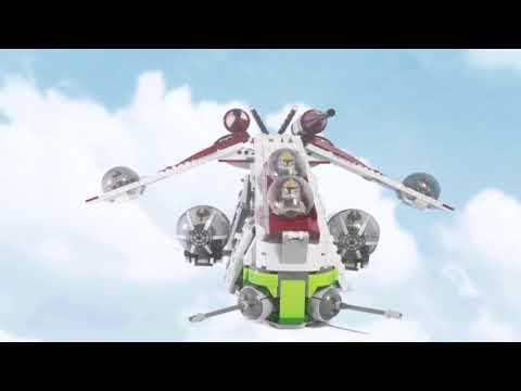 Republic LAAT Gunship #StarWars #Lego #Vehicle