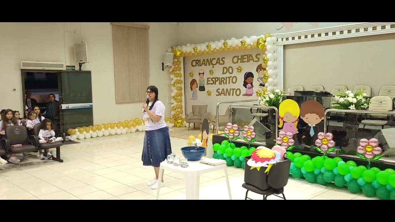 Crianças cheias do Espírito Santo /Preletora Jaqueline Barbosa /14°Confraternização joias de Cristo