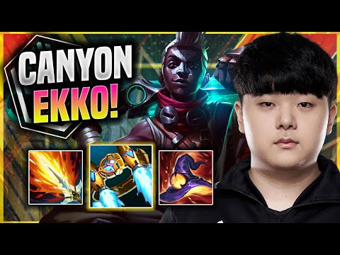 LEARN HOW TO PLAY EKKO JUNGLE LIKE A PRO! - DWG Canyon Plays Ekko JUNGLE vs Zed! Patch 11.19