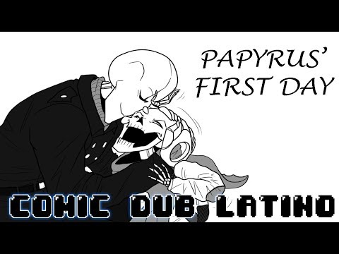 (~Undertale Comic Dub - Español Latino~) Papyrus' First Day