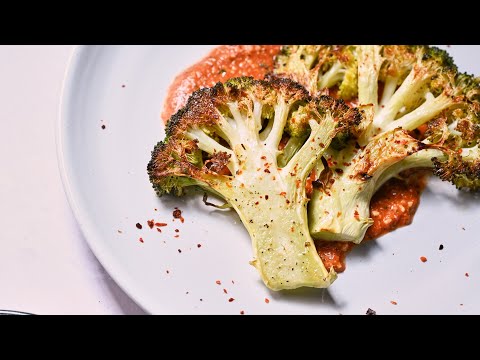 Broccoli Steaks With Romesco Recipe