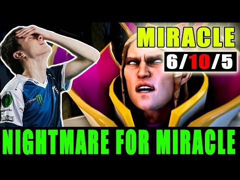MIRACLE - INVOKER VS TOPSON STROM - NIGHTMARE FOR MIRACLE