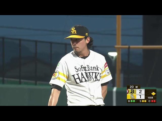 【ファーム】ホークス・アルメンタ NPB公式戦初登板で1回を無失点に抑える好投!! 2023年6月23日 福岡ソフトバンクホークス 対 オリックス・バファローズ