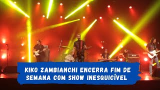 Kiko Zambianchi faz show inesquecível em homenagem aos profissionais da limpeza urbana de Santos