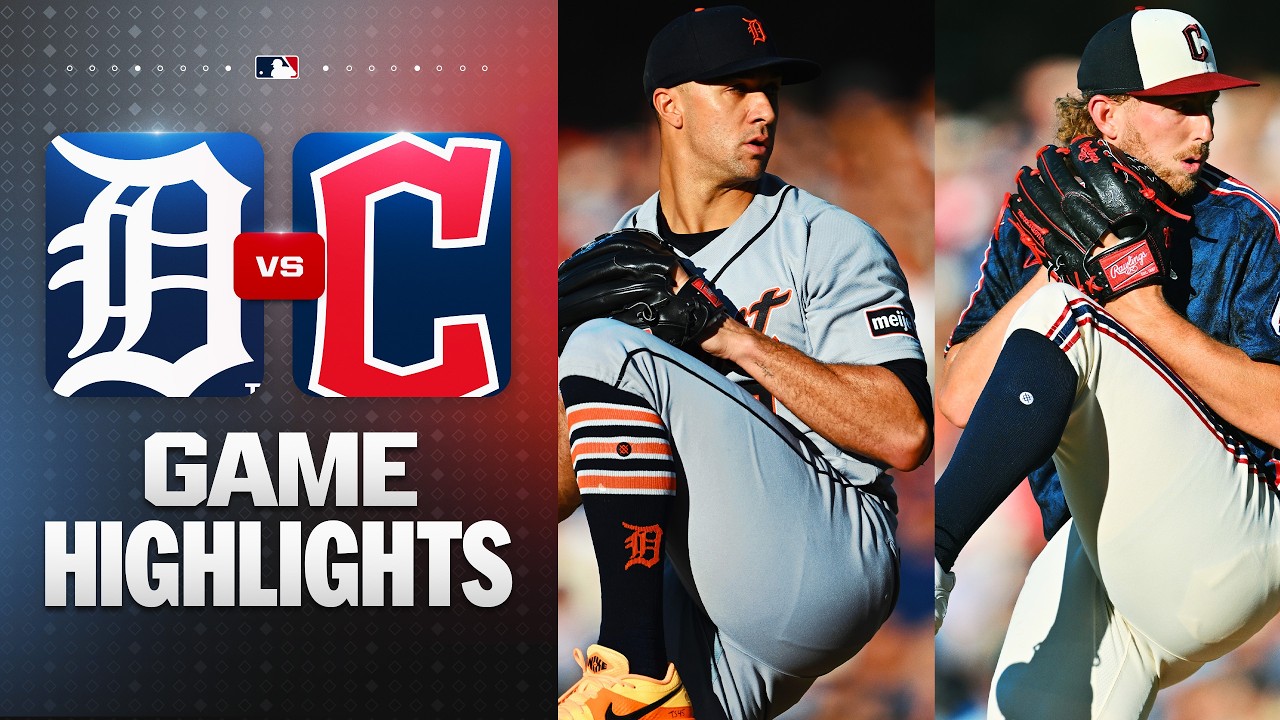 Tigers vs. Guardians Game Highlights (6/12/26) | MLB Highlights