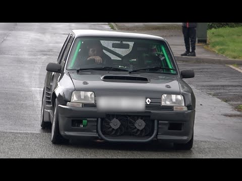 Modified Cars Leaving a Car Show (Yum Cars - Cars and Coffee October 2023)!!!