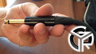 Video thumbnail for Making my guitar / instrument cable - NEUTRIK - GVR guitars by GVR guitars