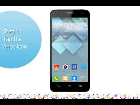 Alcatel Idol Mini: Turn off/on data services