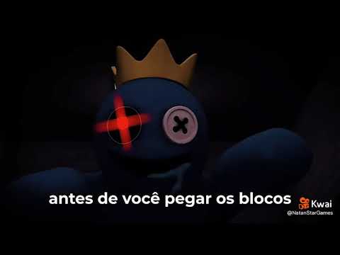 Azul Babão do Roblox (Rainbow Friends) Vs. Mussoumano - Batalha com Games