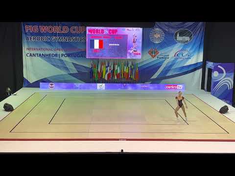 World Cup Aerobic Gymnastics Cantanhede 2022 IW France LENCLOS Maelys
