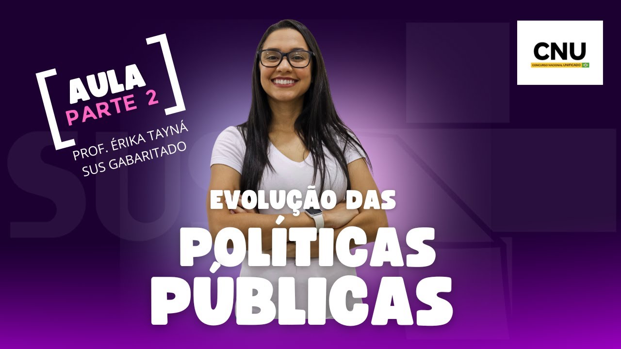 Políticas Públicas para concursos- Evolução das políticas de saúde no país parte 2 (CNU)