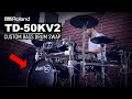 Roland TD-50KV2 Electronic Drum Kit CUSTOM Bass Drum UPGRADE [Pad Swap]