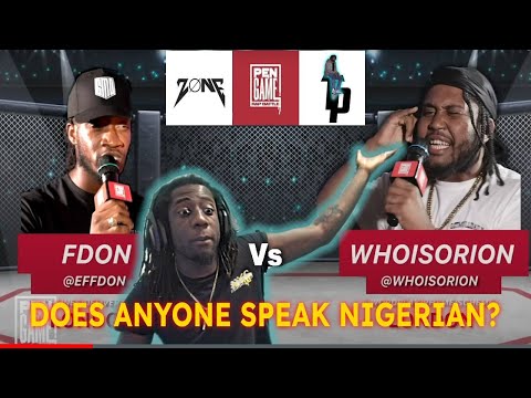 F-DON Vs WHOISORION | Pen Game Rap Battle 2023 (REACTIONS)