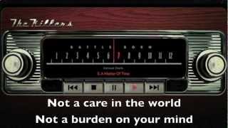 The Killers - A Matter of Time (HQ Lyrics)