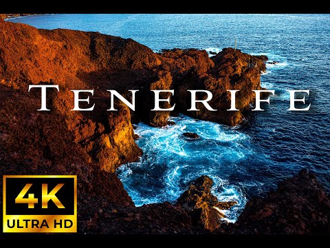 Beautiful Tenerife 4K Video with Calming music for relaxing  stressrelief,meditation,study,sleep