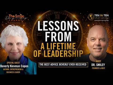 Creativity, Purpose & Making a Difference at 88 | 10 in 10 with Dr. Smiley