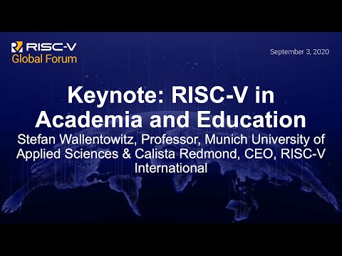 Keynote: RISC-V in Academia and Education - Stefan Wallentowitz & Calista Redmond