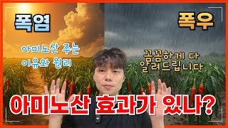 폭우, 폭염 이후에 아미노산? 아미노산 좋은 이유와 원리까지 설명해드립니다 | 아미노산 영양제 1편 | 농사…