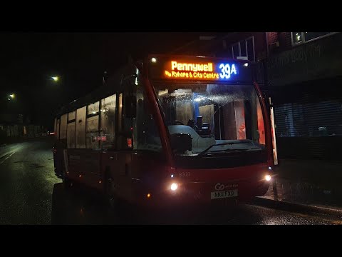 EVENING THRASH: Route 39A | NK11FXD/8321 - Go North East: Optare Versa V1110