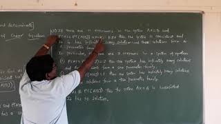 class 12 Maths chapter 1Applications of matrices and determinants Rouche-Capelli Theorem