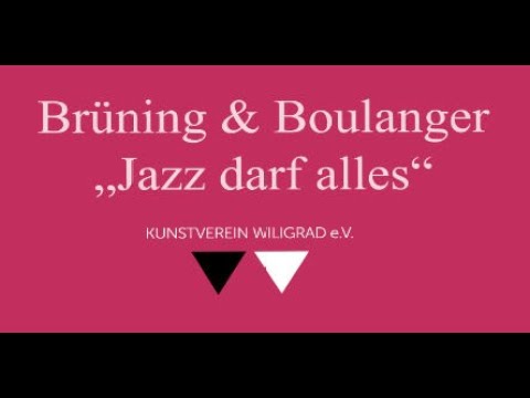 Uschi Brüning und Jacqueline Boulanger "Jazz darf alles" am 02.10.22 in Schloss Wiligrad