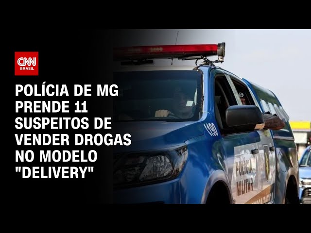 Polícia de MG prende 11 suspeitos de vender drogas no modelo "delivery" | BASTIDORES CNN