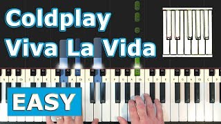 Viva la vida notes for piano easy