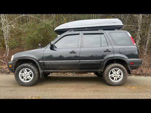 Testing TruHart's New 97-01 RD1 CR-V Lift Coilover off-road (W/ Vehicle Walk around)