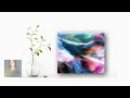 Flip Cup Pearl Pour Fluidart Acrylicpour Abstractart 227