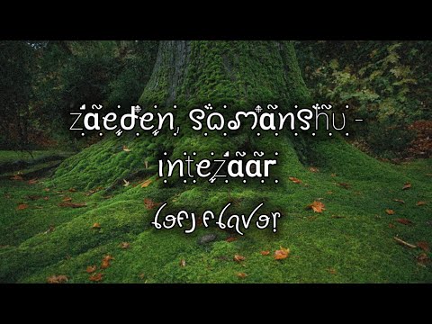 Zaeden, somanshu - intezaar // Listening On LOFI FLAVOR