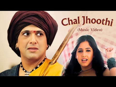 Chal Jhoothi (Lyric Video) | Udit N, Shraddha Pandit | Govinda,Sonali |Jis Desh Mein Ganga Rehta Hai