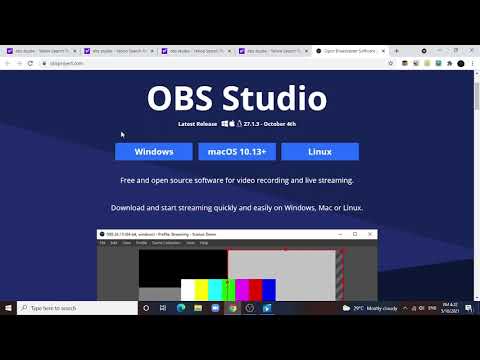 how to react videos with obs