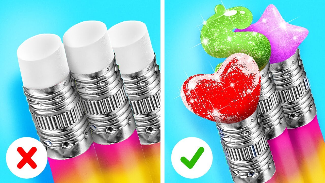 Sobrevivência no Ensino Médio || Artesanato DIY e Hacks inteligentes por 123 GO!GOLD