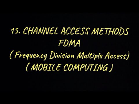 13 Channel Access Methods in Wireless Communications SDMA Space Division Multiple Access MC